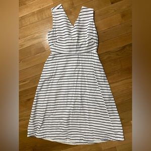 Kate Spade Striped Midi Dress